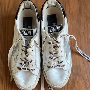 Golden Goose White and Silver kids Sneakers